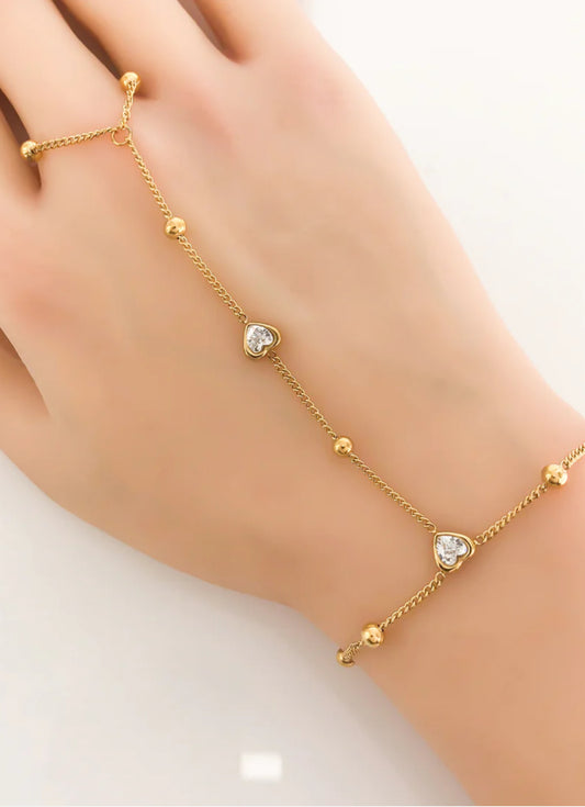 SEEXI HEART HAND CHAIN
