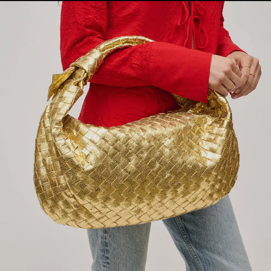 SANCHEZ WOVEN SHOULDER BAG