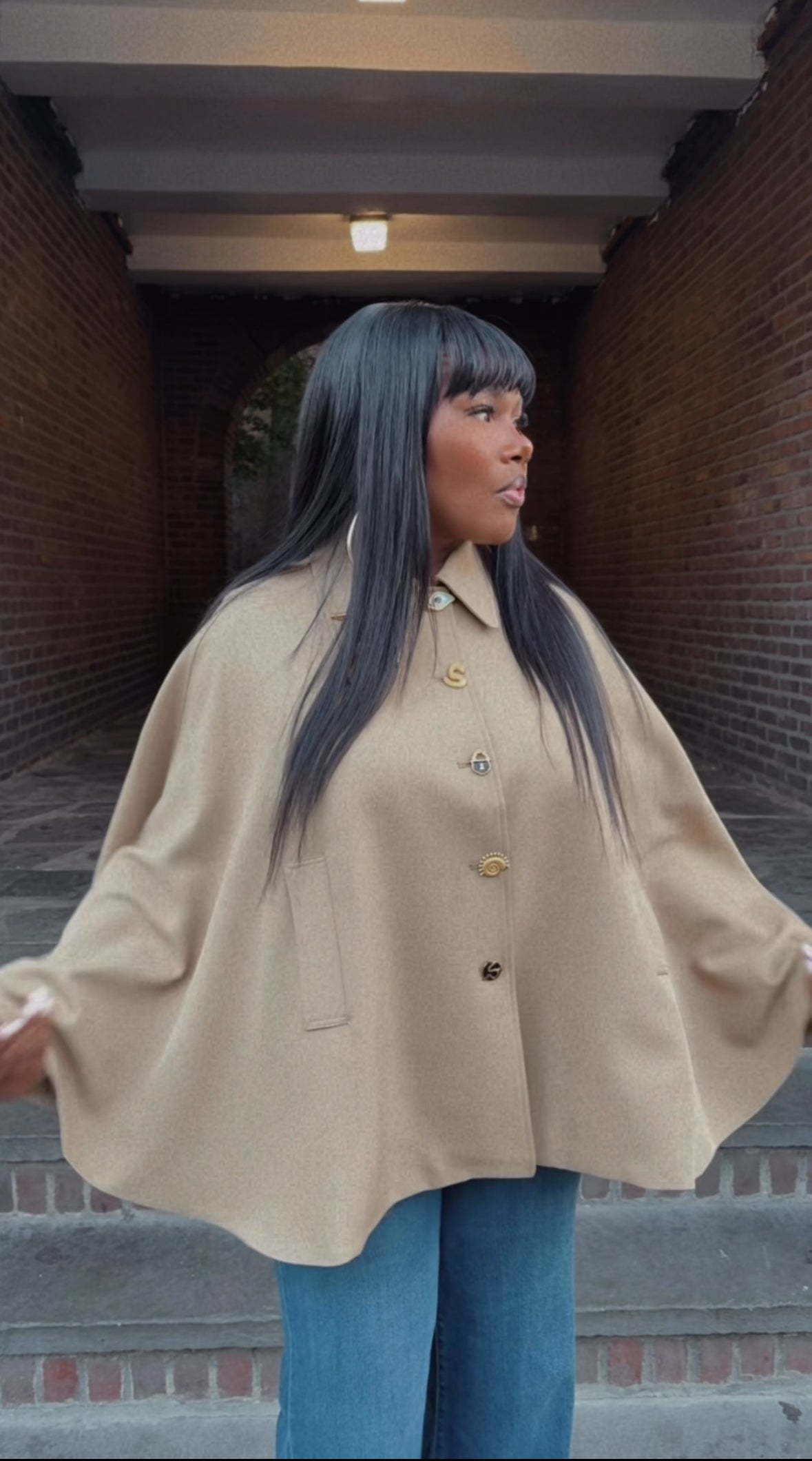 THE DESERT VOYAGER'S EPAULET CAPE