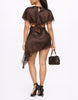 MIDNIGHT MOCHA LACE DRESS