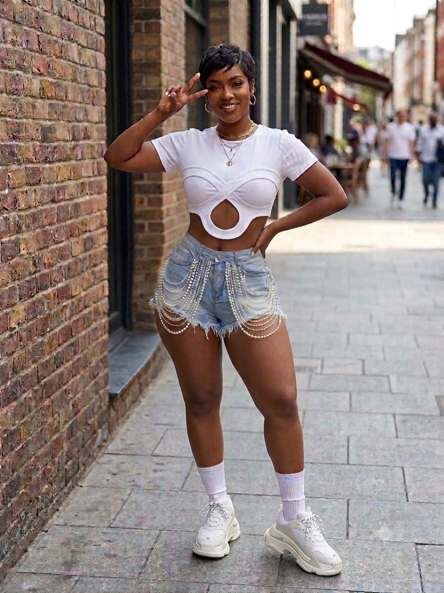 POPPY PEARL SHORTS