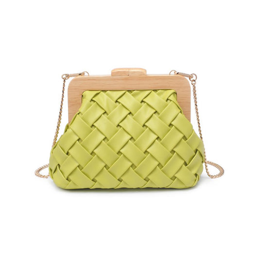 ADLITA WOVEN CLUTCH