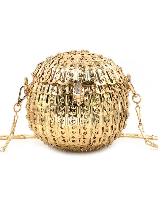 GOLDEN BIRD CAGE BAG