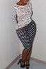 PAULA'S POLKA DOT LACE JUMPSUIT