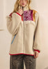 BOHO QUILT ZIP UP