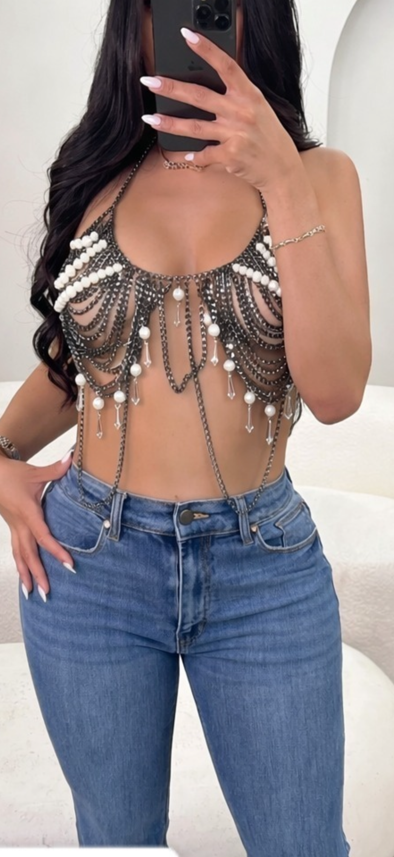 THE MERMAID'S TREASURE CHAIN BRALETTE