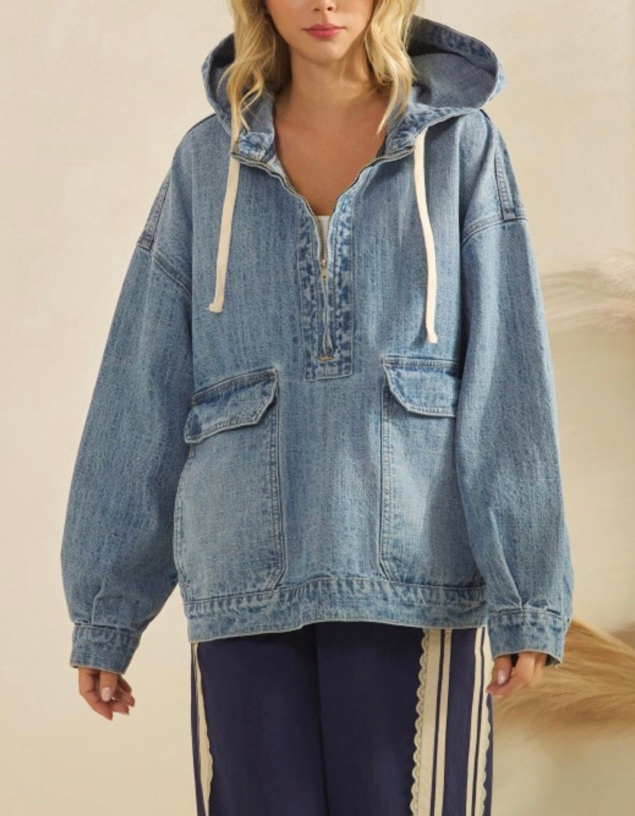 DENIM ANORAK