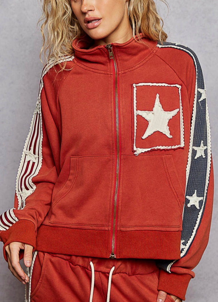 M STAR ZIP UP