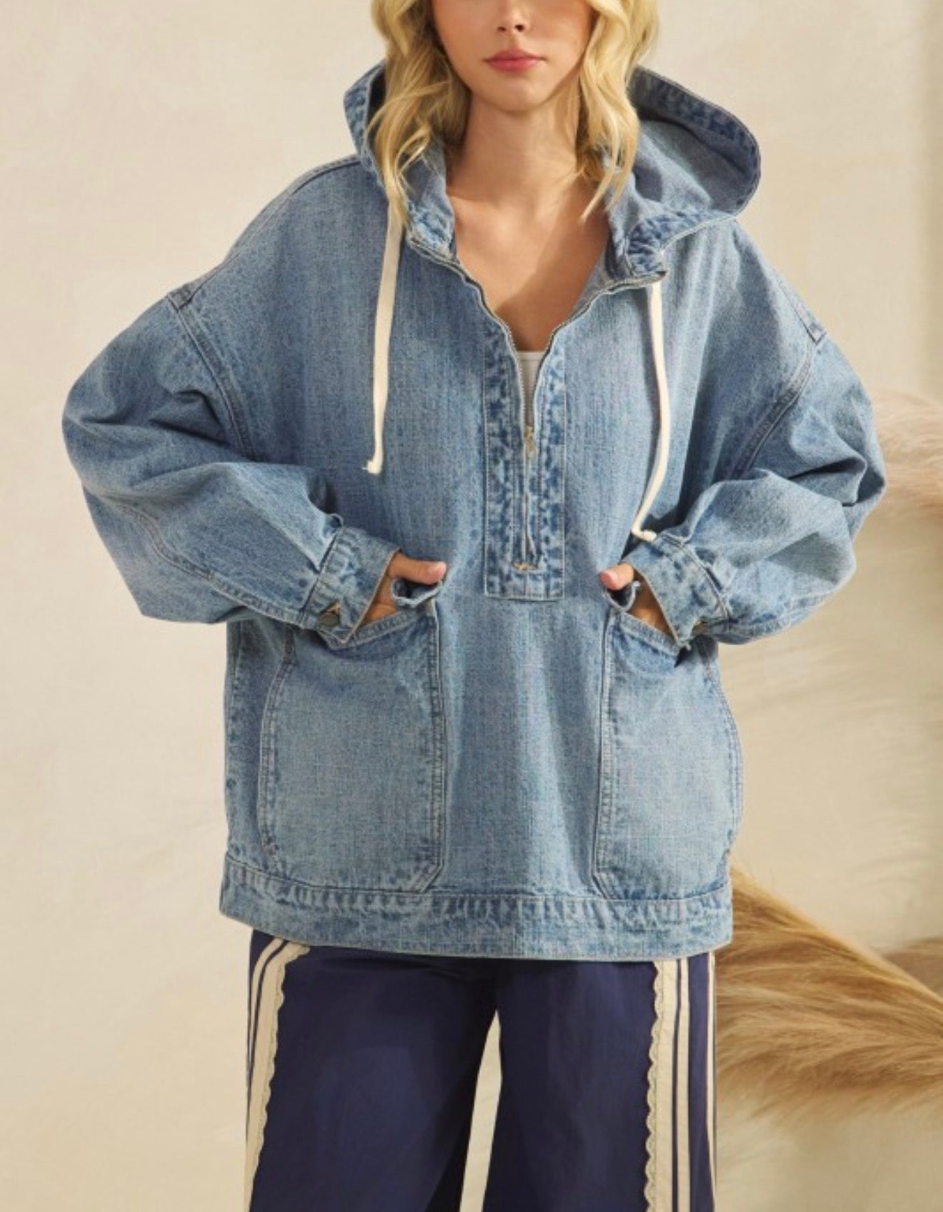 DENIM ANORAK