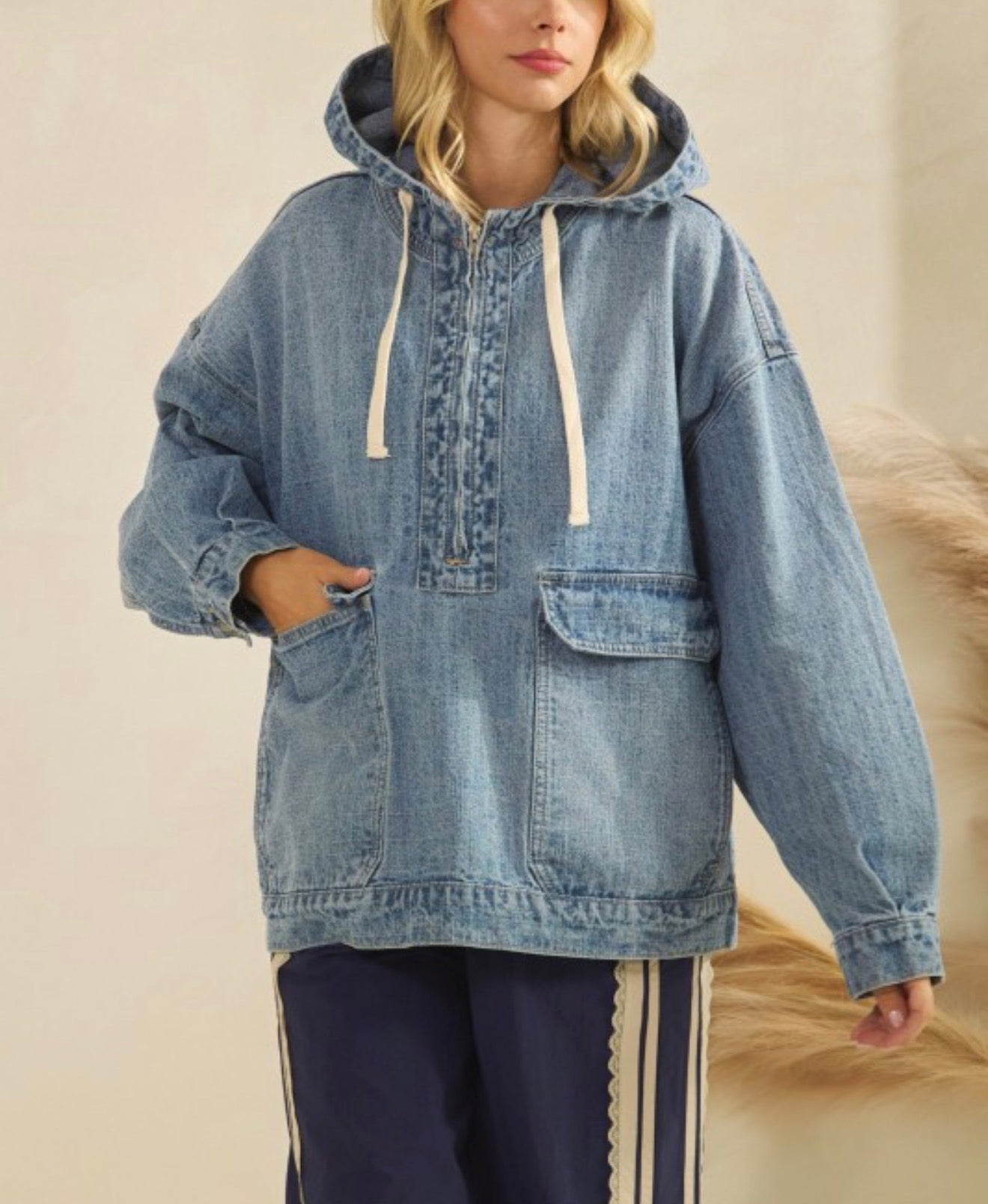 DENIM ANORAK