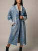 PINSTRIPE DENIM DUSTER