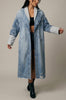 PINSTRIPE DENIM DUSTER