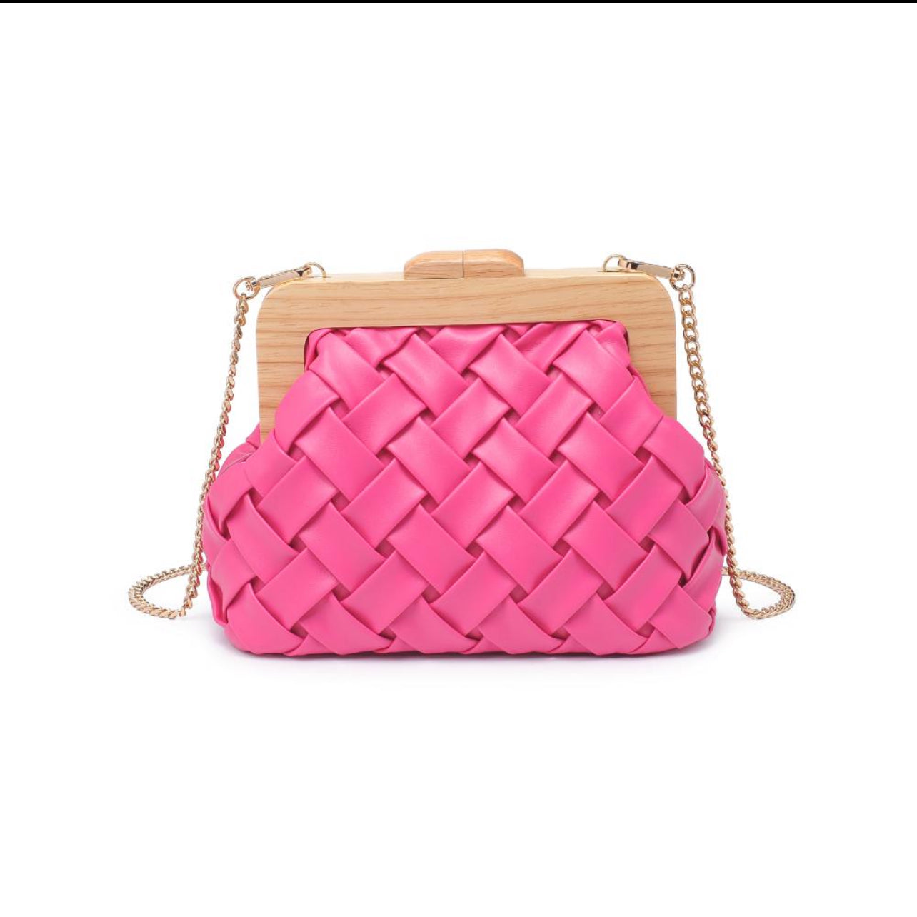 ADLITA WOVEN CLUTCH