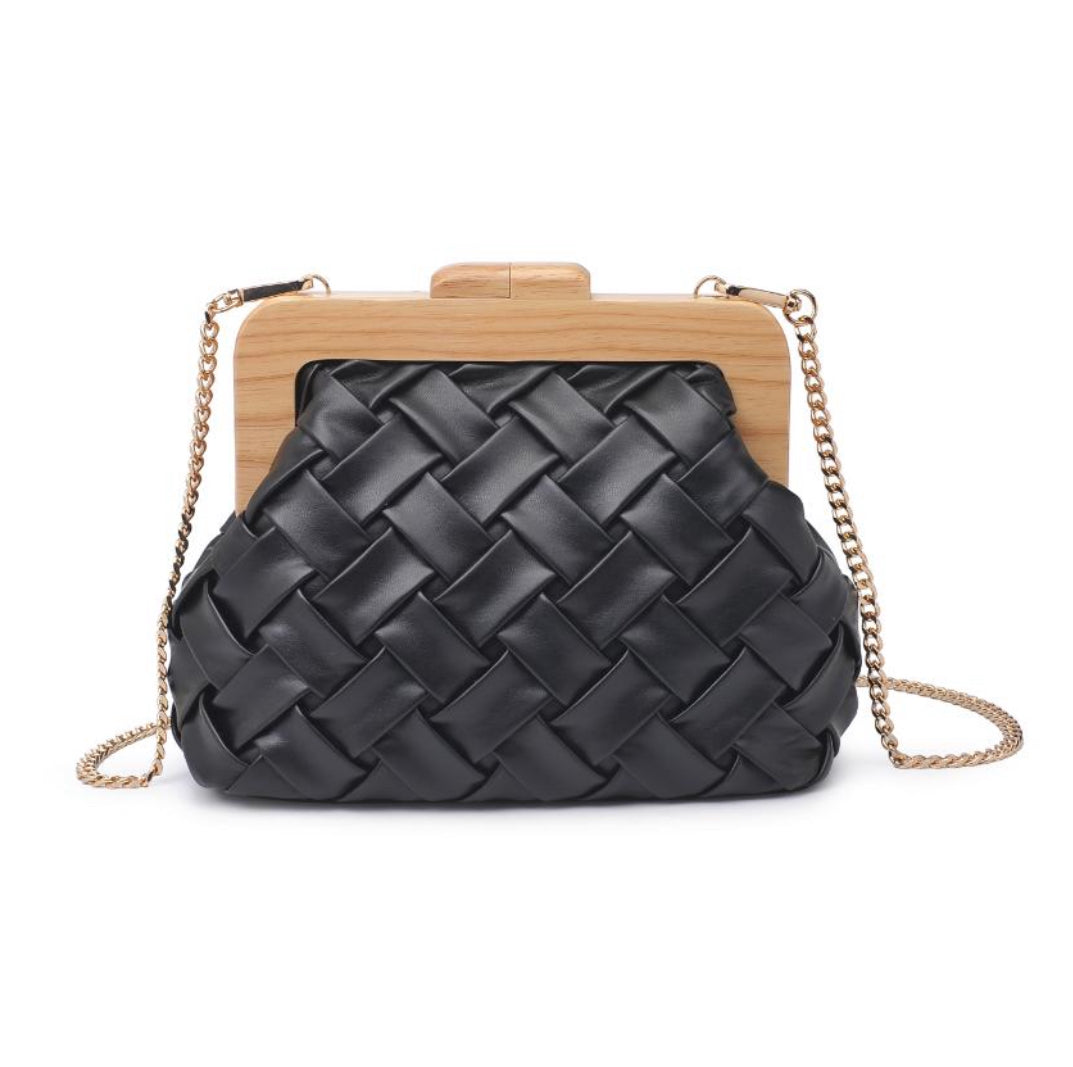 ADLITA WOVEN CLUTCH